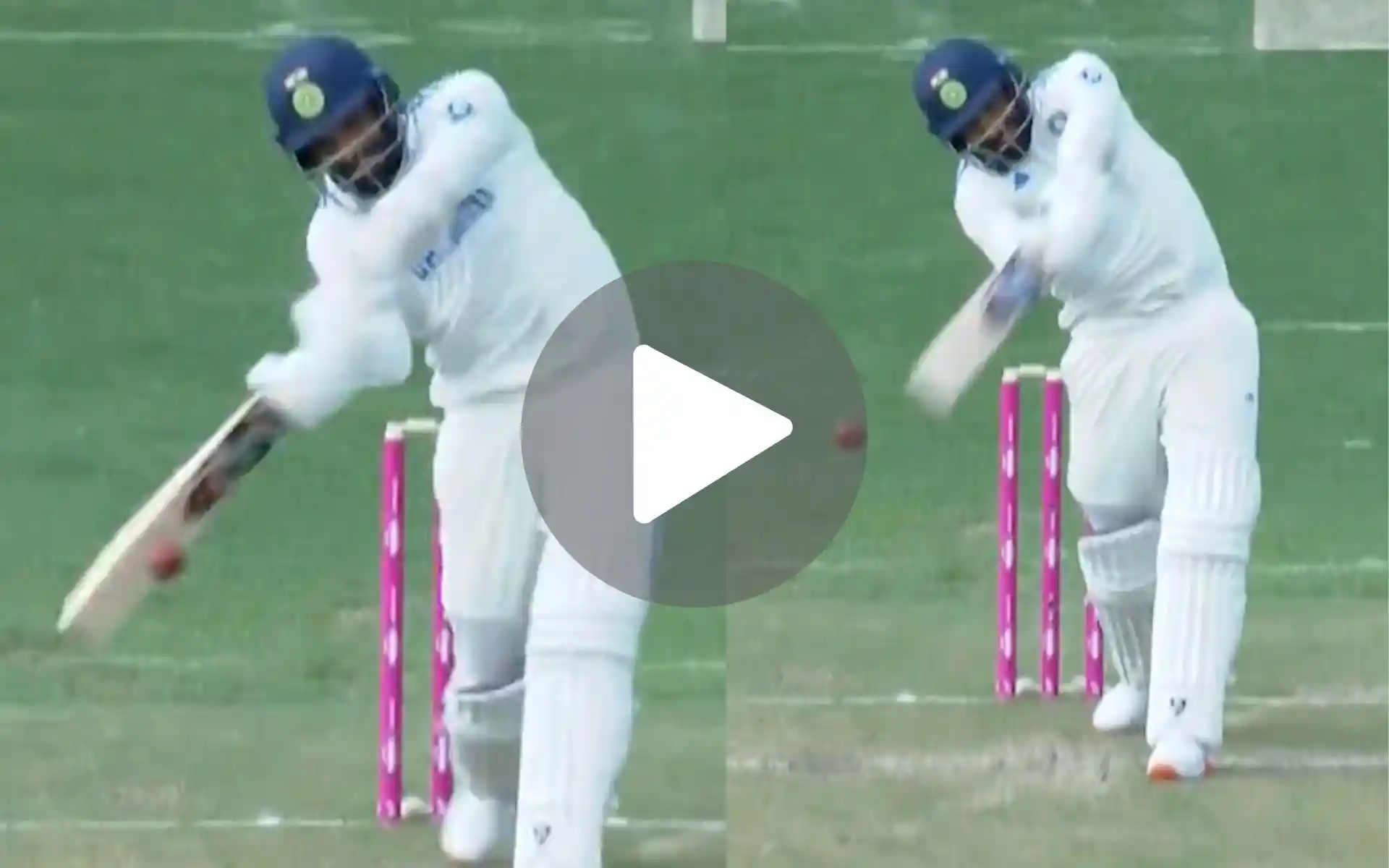 [Watch] 4, 4, 4 - Captain Bumrah Turns On Rohit Sharma Mode With Consecutive Boundaries 